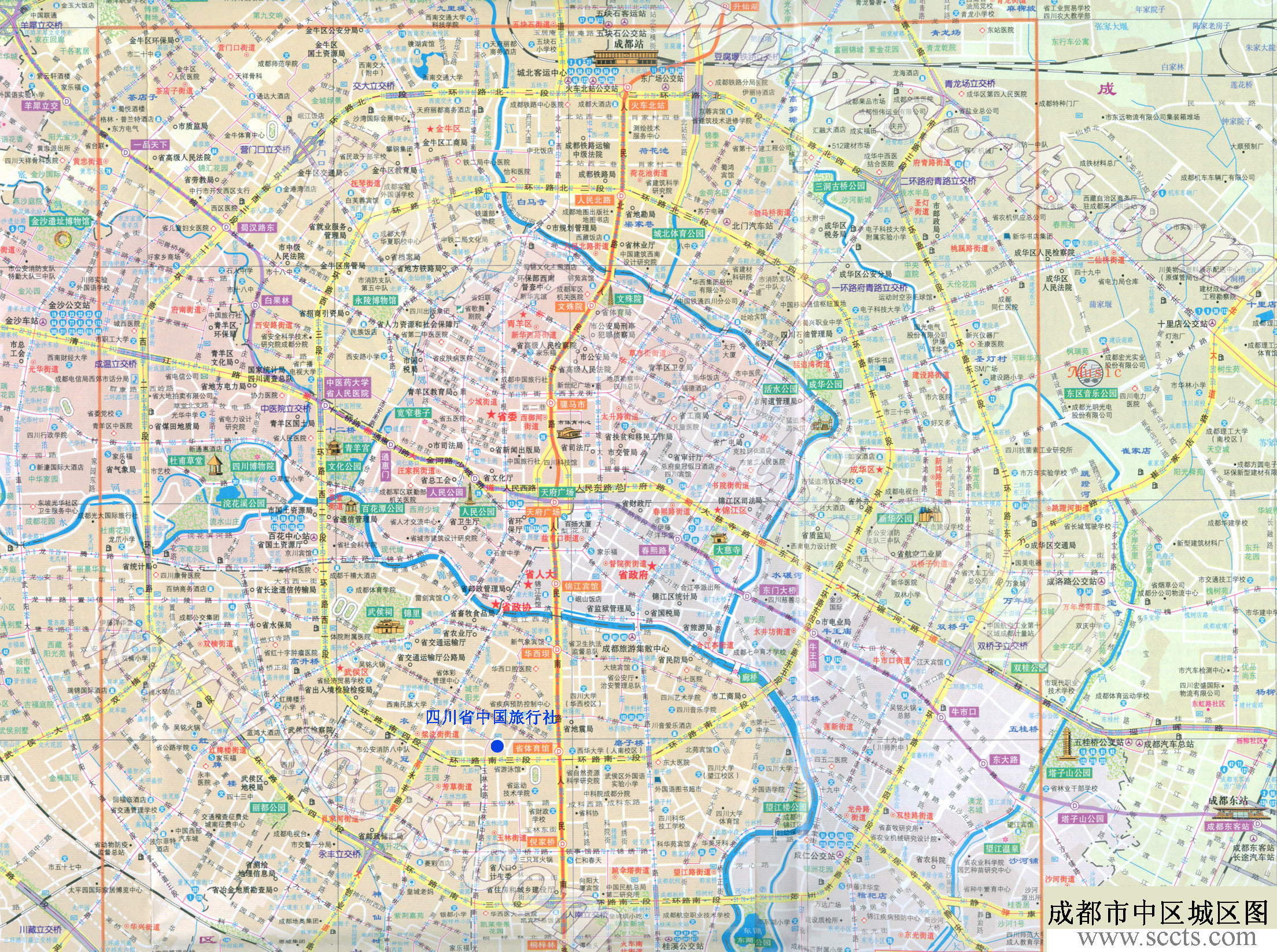 成都地图_成都市区地图图片